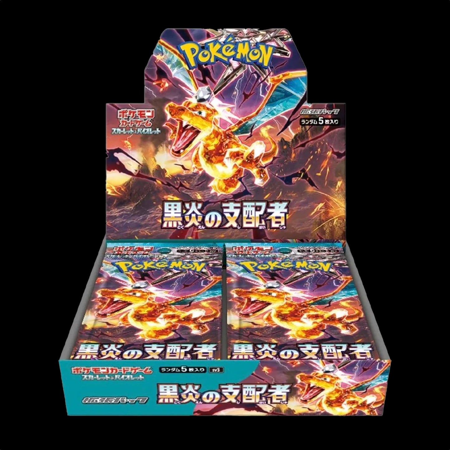 Pokémon TCG: Scarlet & Violet SV3 – Ruler of the Black Flame Booster Box (Japanese)